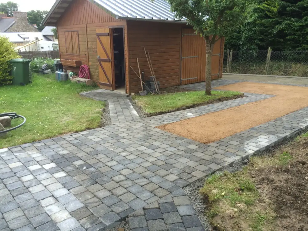 Dallage jardin maison